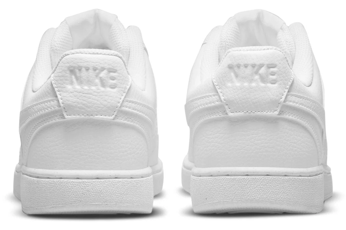 Nike Court Vision Low Top Sneakers - White/Black - Image 4